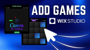 How To Create/Add Browser Games to Wix Website | Embed Canva AI Code in Wix Studio 🔳