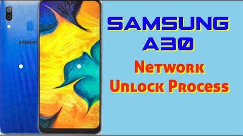 Samsung A30 Android 9 Unlock via Samkey Credits (SM-A305F)