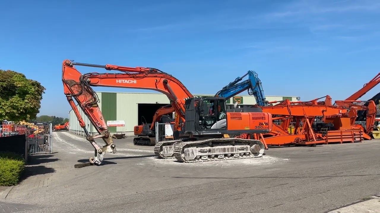HITACHI ZX 350 LCN -5B 2016 - YouTube