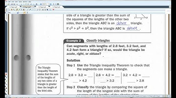 7.2 Use the Converse of the Pythagorean Theorem