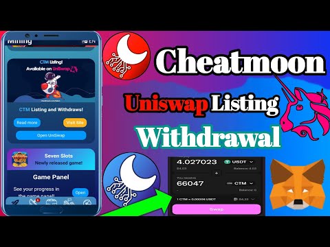 Cheatmoon New Update Cheat Moon Withdrawal Cheat Moon Listing Uniswap Listing Price 