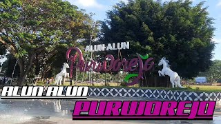 Alun alun Purworejo Minggu pagi