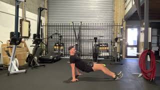 Reverse Plank demonstration