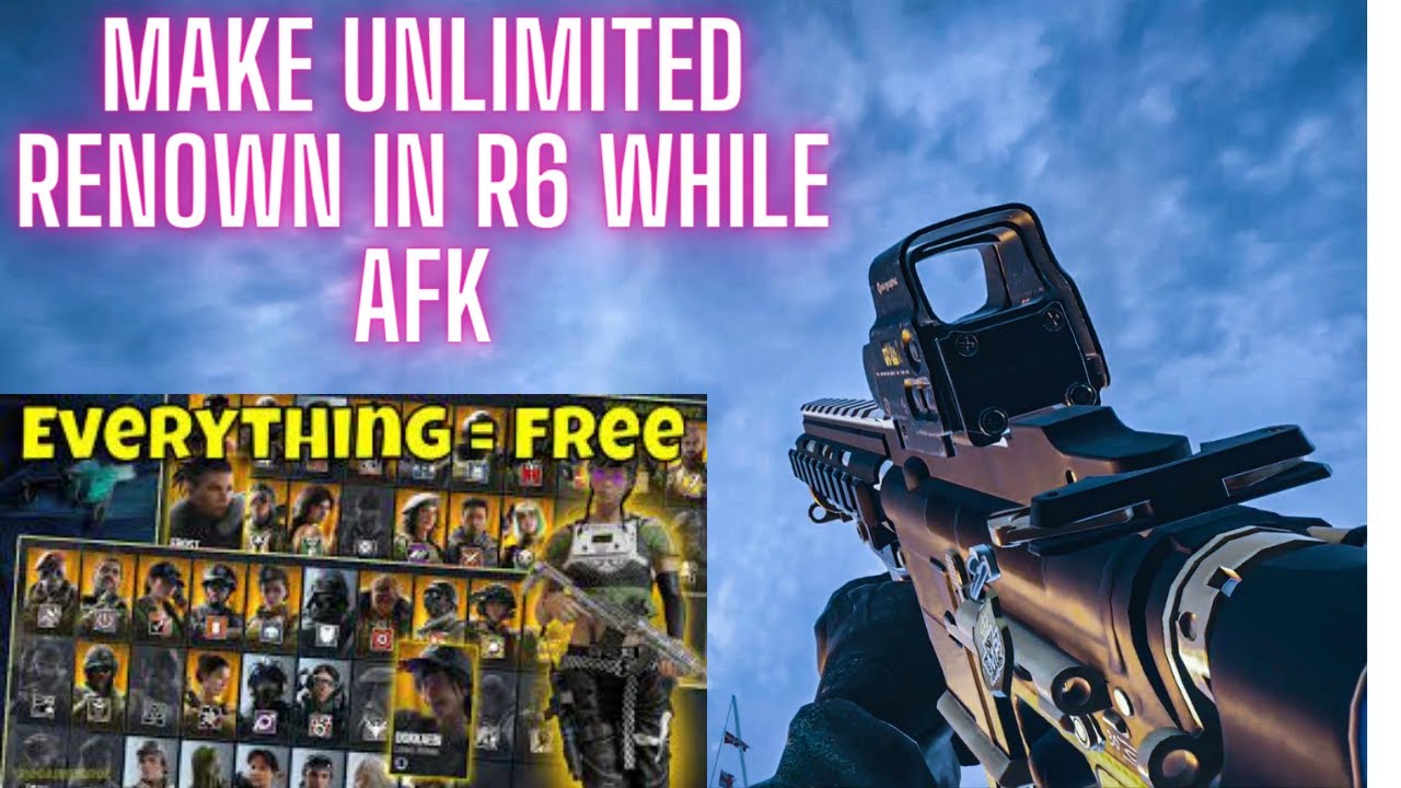 Way To Make Unlimited Renown While AFK In R6