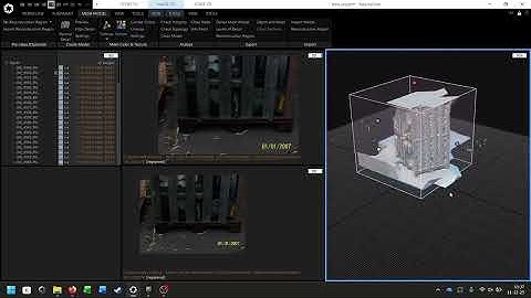Realityscan #0 - Importation, génération de modèle et control points