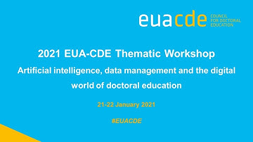 2021 EUA-CDE Workshop: Maximising the value of research data - a research funder perspective