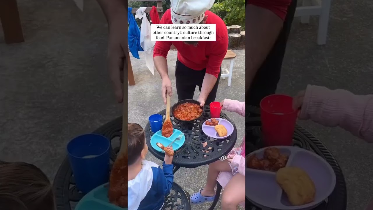 You're raising cultured children by exposing them to breakfasts around the world