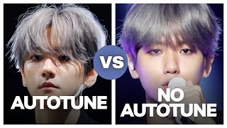 BAEKHYUN (Exo) - AUTOTUNE 🆚️ NO AUTOTUNE