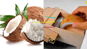 Making a Coconut Scraper Machine | Very Powerful review