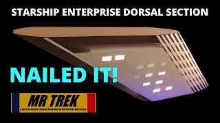 17.   MY 1:25 SCALE USS ENTERPRISE MODEL and how I worked out the interior of the dorsal section!