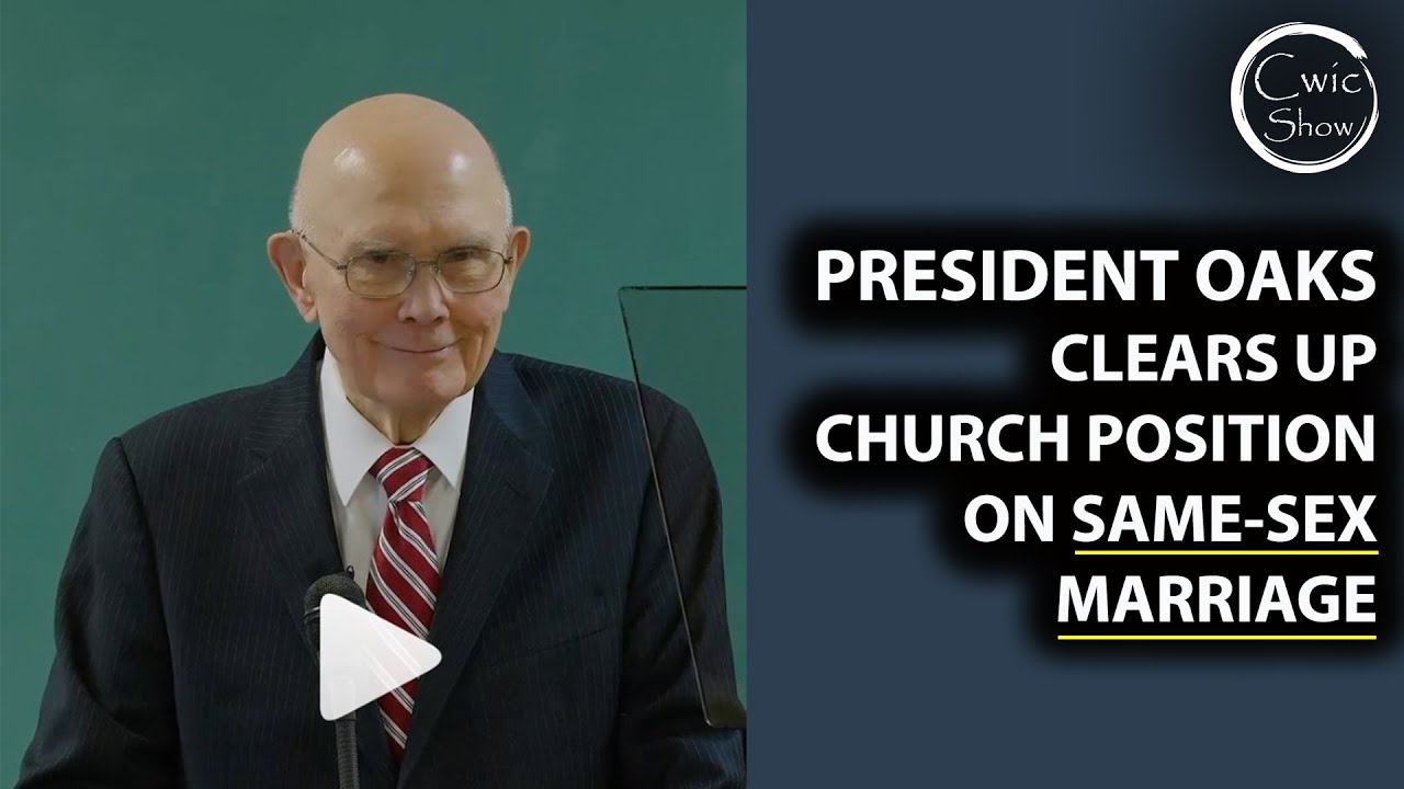 President Oaks Clears Up Church Position On Family Doctrine and Respect For Marriage photo