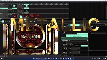 Resolume plugin Metallic @Vjjas