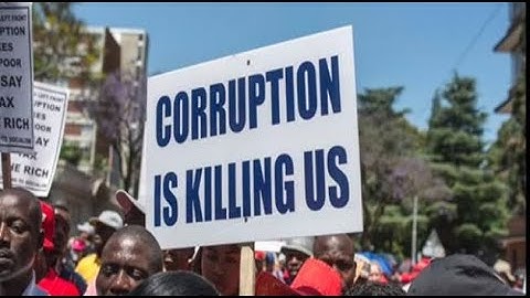 We must enforce our anti-corruption structures like EOCO and the Special Prosecutor.