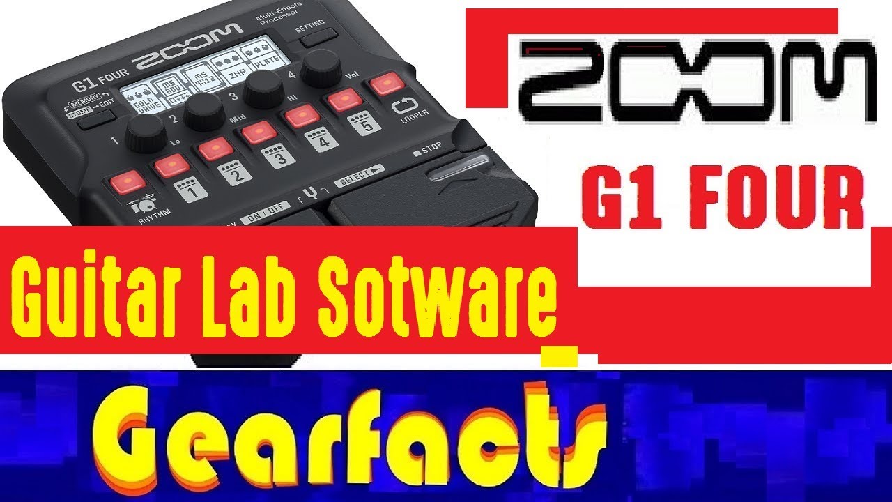 Zoom G1 FOUR: Guitar Lab Software, and USB