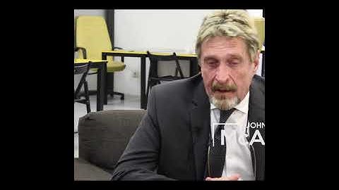 John Mcafee Explains - How Secure Is Your Smartphone