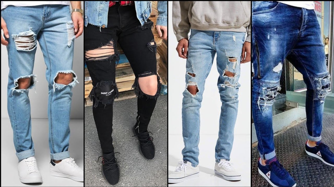 Distressed Denim Jeans Ideas For Boys || Lastest And Trending Rigid and ...