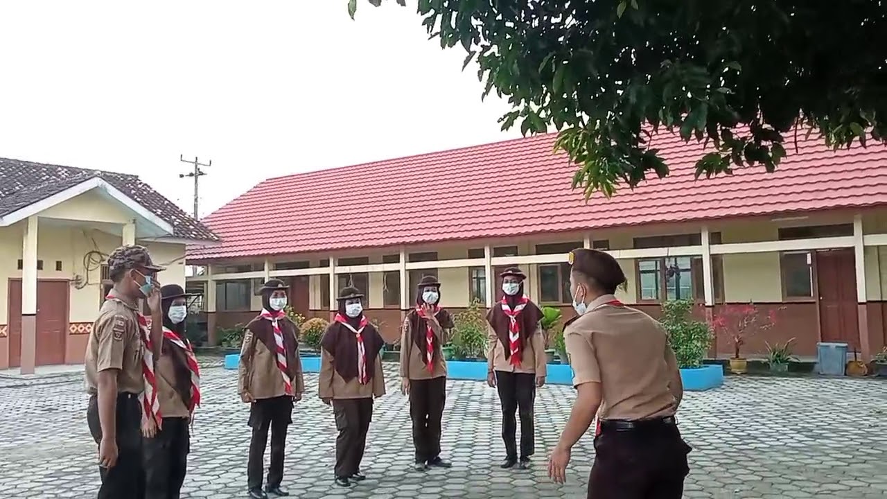 YEL YEL PRAMUKA MAN 1 LAMPUNG TENGAH SANGGA PERINTIS 2