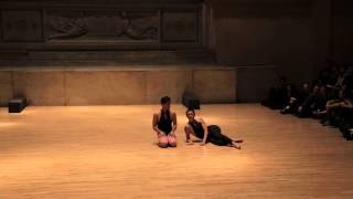 Anya Cloud And Eric Geiger - Movement Research At The Judson Church 1-19-15