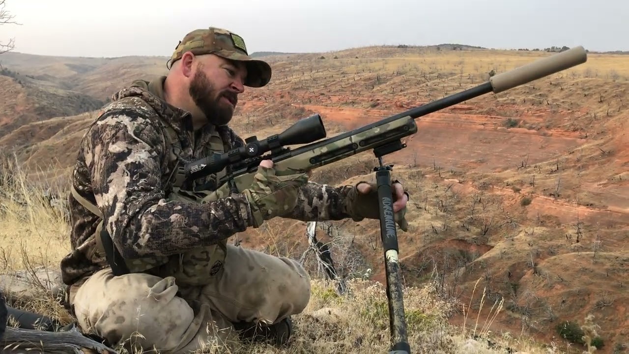 My shooting set up for longrange or short range coyote hunting. 2020 vid I found on my phone