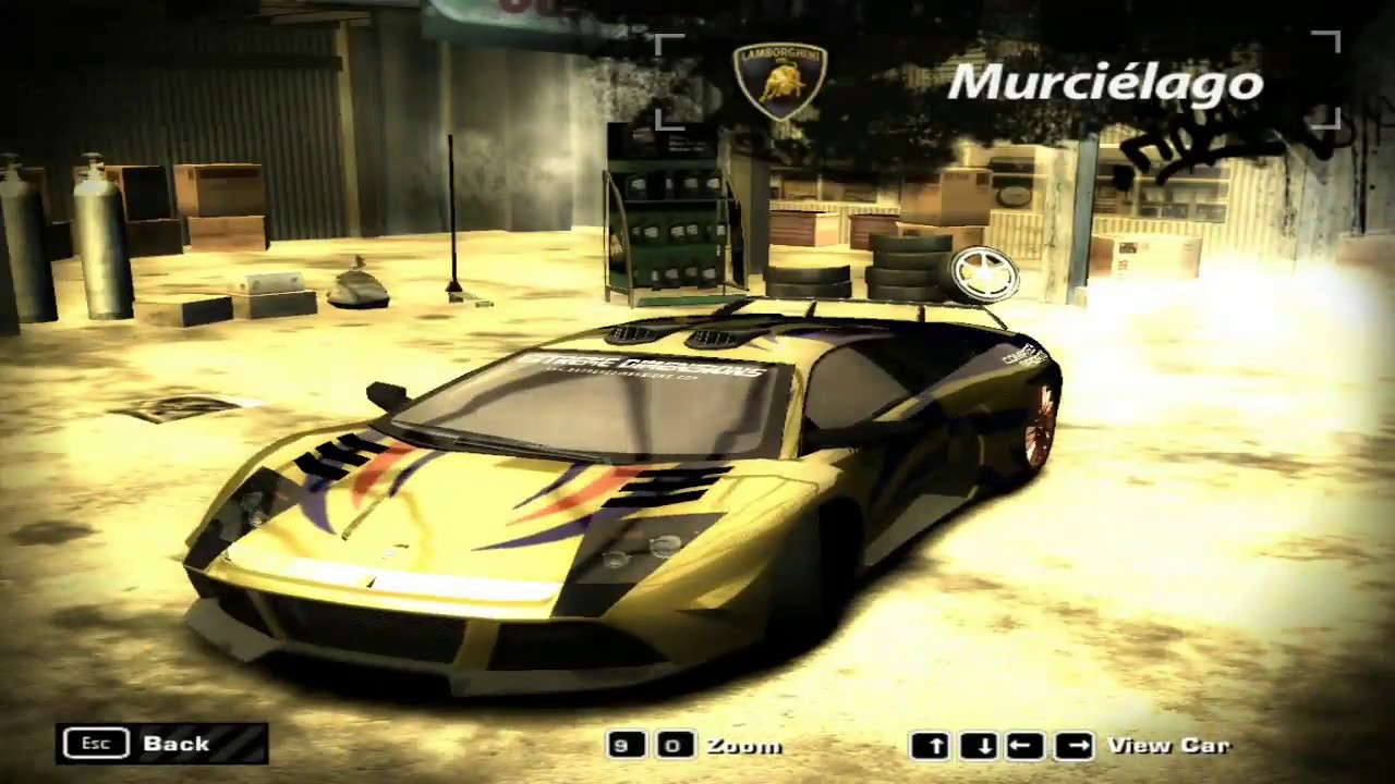 Full Modif Lamborghini Murcielago Nfs Mostwanted Game Pc Youtube