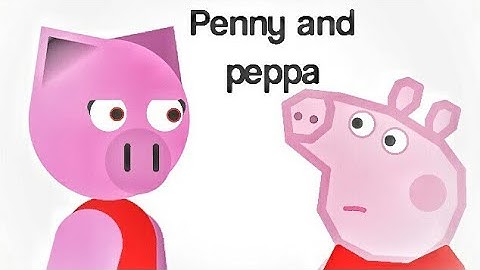 Piggy vs peppa = but now they are friends ^ ^ (piggy animation) read description