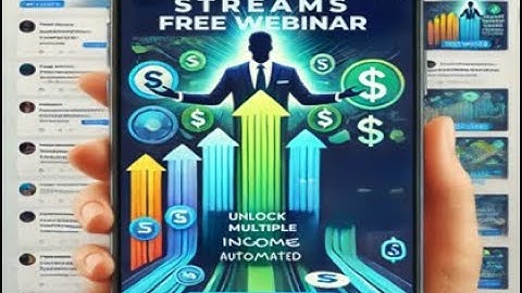 Unlock Multiple Income Streams   Free Webinar YT