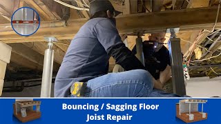 Sagging Floor Joists | SmartJack Installation