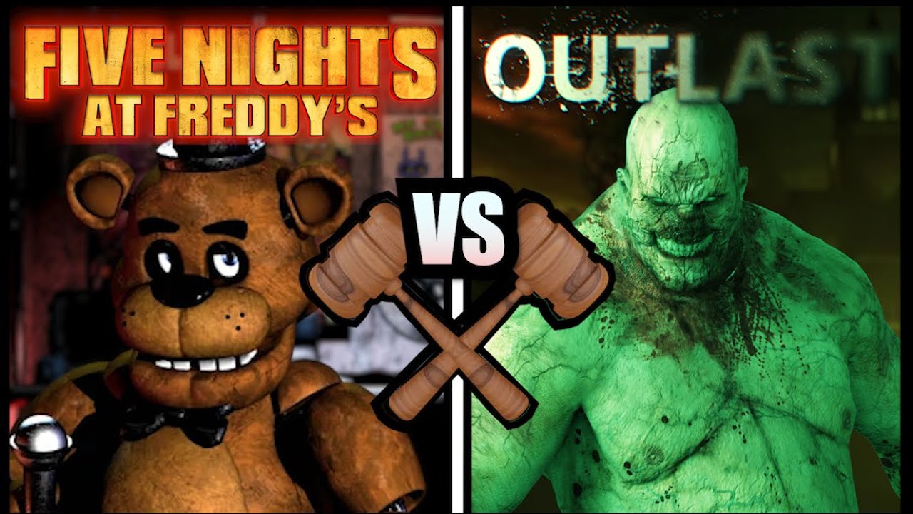 FIVE NIGHTS AT FREDDY'S vs OUTLAST: Who Is Most Evil?