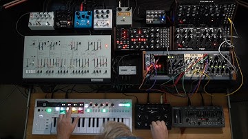 Massive jam w/ Keystep Pro, Subharmonicon, ARP Odyssey, DFAM, SH-01a, MI Clouds, and lots of effects