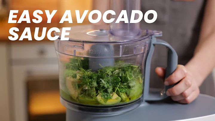Creamy Avocado Lemon Parsley Sauce Recipe | Healthy & Easy! #healthyrecipes #foodlover