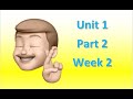 Unit 1. Part 2. Week 2  - Smart Choice 2