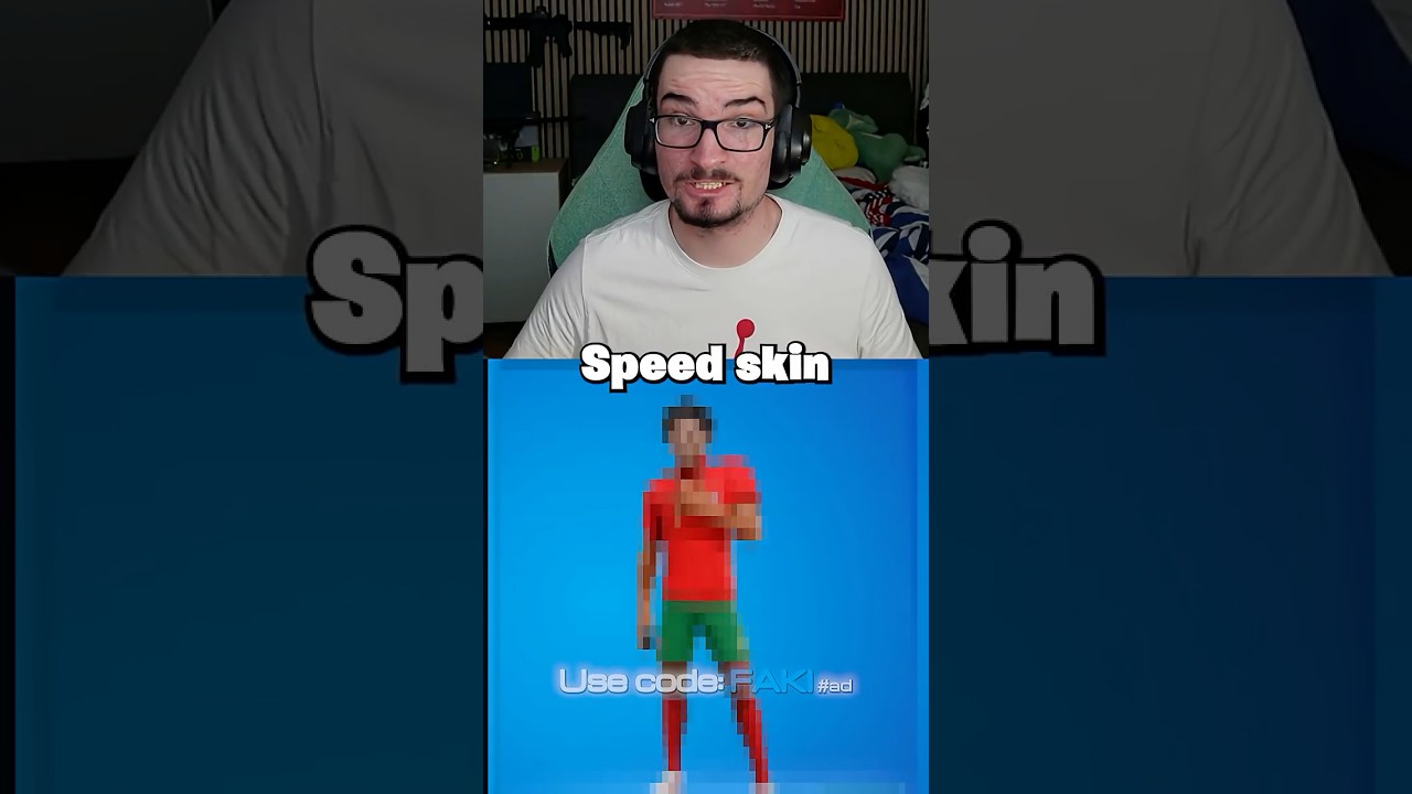 Speed A Fortniteban? 😱 #faki #fortnite #gaming #ishowspeed #magyar