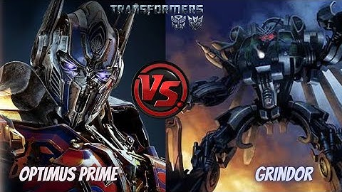 Transformers | Optimus Prime vs Grindor | Robot