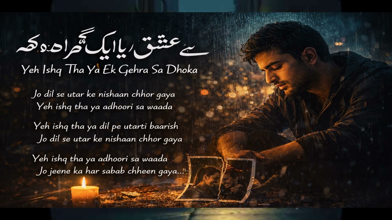 Yeh Ishq Tha Ya Ek Gehra Sa Dhoka | Sad Urdu Song | Heartbreak Poetry