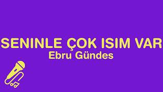 Ebru Gündeş - SENINLE ÇOK İŞIM VAR (karaokê version)