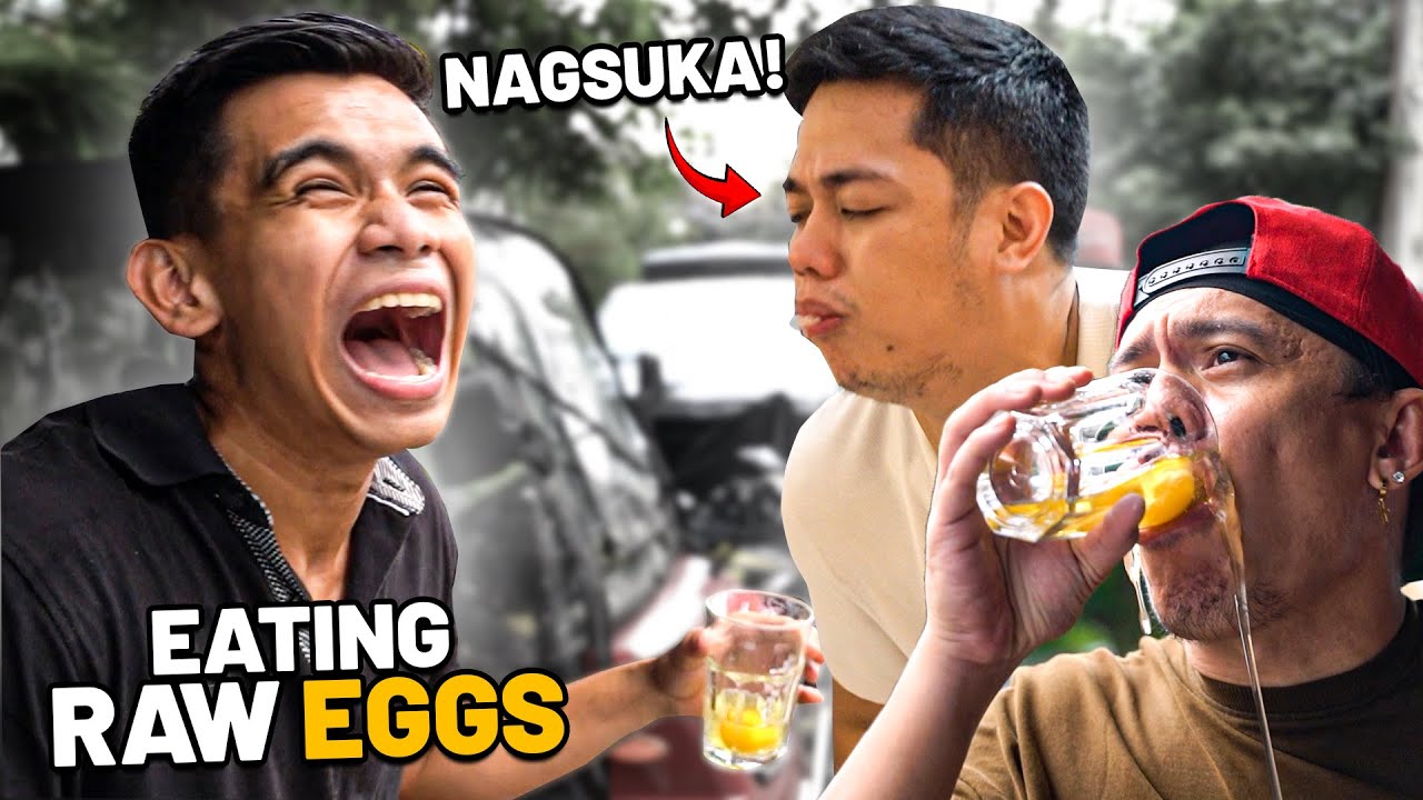KAININ MO ANG HILAW NA ITLOG! (BG CHALLENGE)