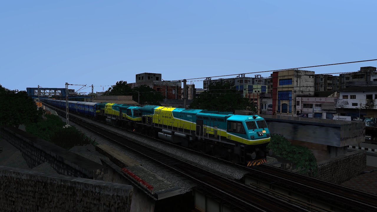 Train Simulator India Train AKtrain & Inosimworld Map Games SCR v1 #Train26 1