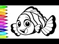 School Of Fish Coloring Pages