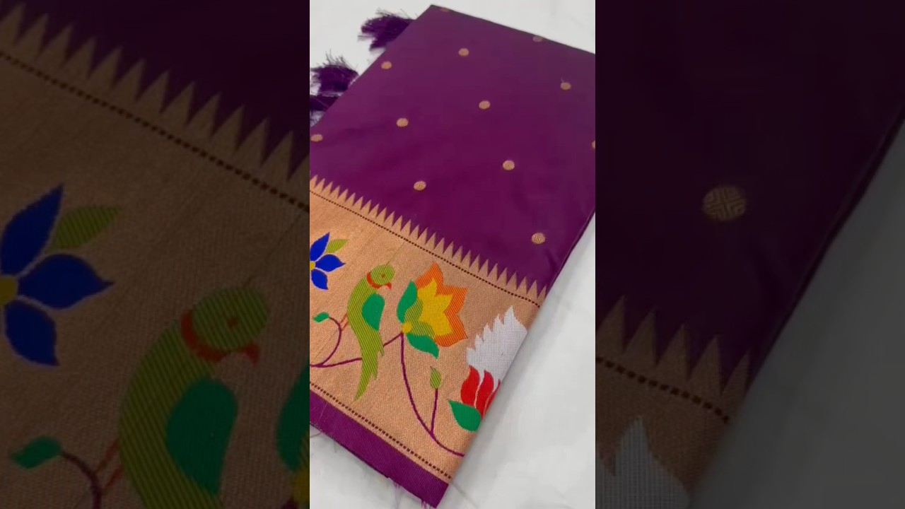 Soft Silk Meenakari Rajhans Lotus Pallu Saree