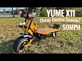 Yume X11 - Affordable Electric Scooter that Gets You Moving at 50PMH!
