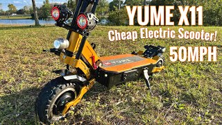 Yume X11  Affordable Electric Scooter that Gets You Moving at 50PMH!