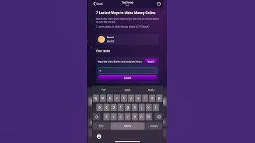 7 Laziest Ways to Make Money Online | TapSwap Code Today | 4 August Today Tap Swap video Code