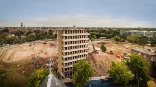 Timelapse sloop Isala kliniek Weezenlanden in Zwolle