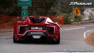 Lykan HyperSport driving in California