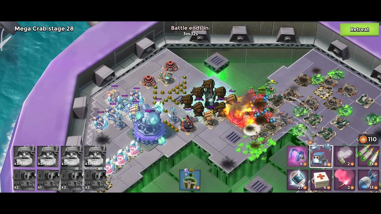 22.04.23 - Boom Beach - Mega Crab - stage 28 - April 2022