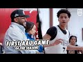 Kiyan anthony snaps in first aau game of the season stay melo double header went crazy