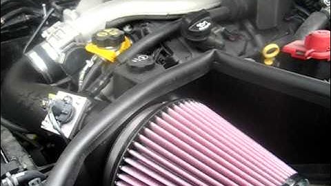 2010 Camaro V6 with K&N Cold Air Induction system