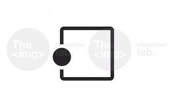 Square with dot spinning clockwise black and white loading animation
