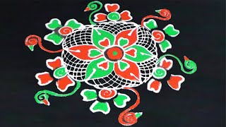Creative Colour Rangoli Designs Without Dots I Mahi Rangoli Muggulu Videos