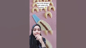 Thumbnail of proses bentuk kue tradisional dengan alat bantu sisir 👍 #shorts #fyp #reaction #viral
